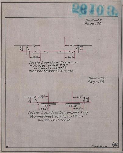 56103.LB--clearance sketches--Structures less than 8 feet from center line of track or less than 22 feet above top of rail [Group 05]