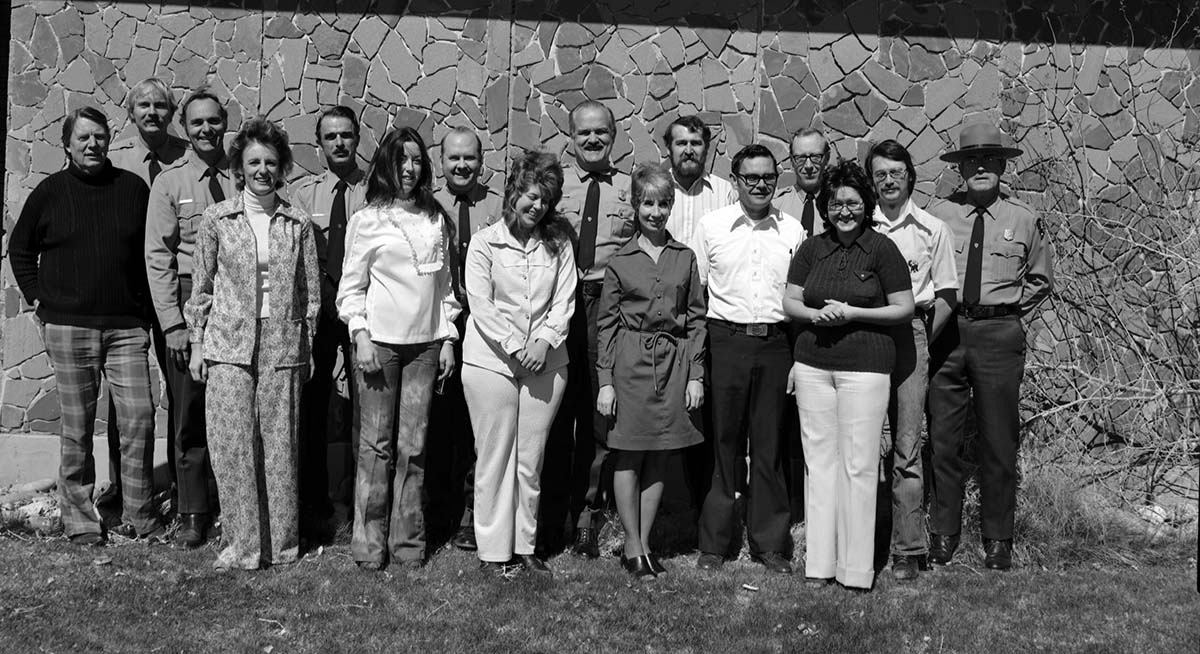 Park staff, 1976.