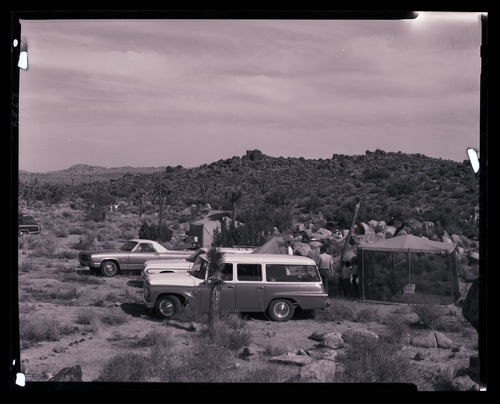 Black and white image of camping in JOTR