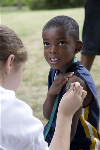 Get Up, Get Out & Go! face painting