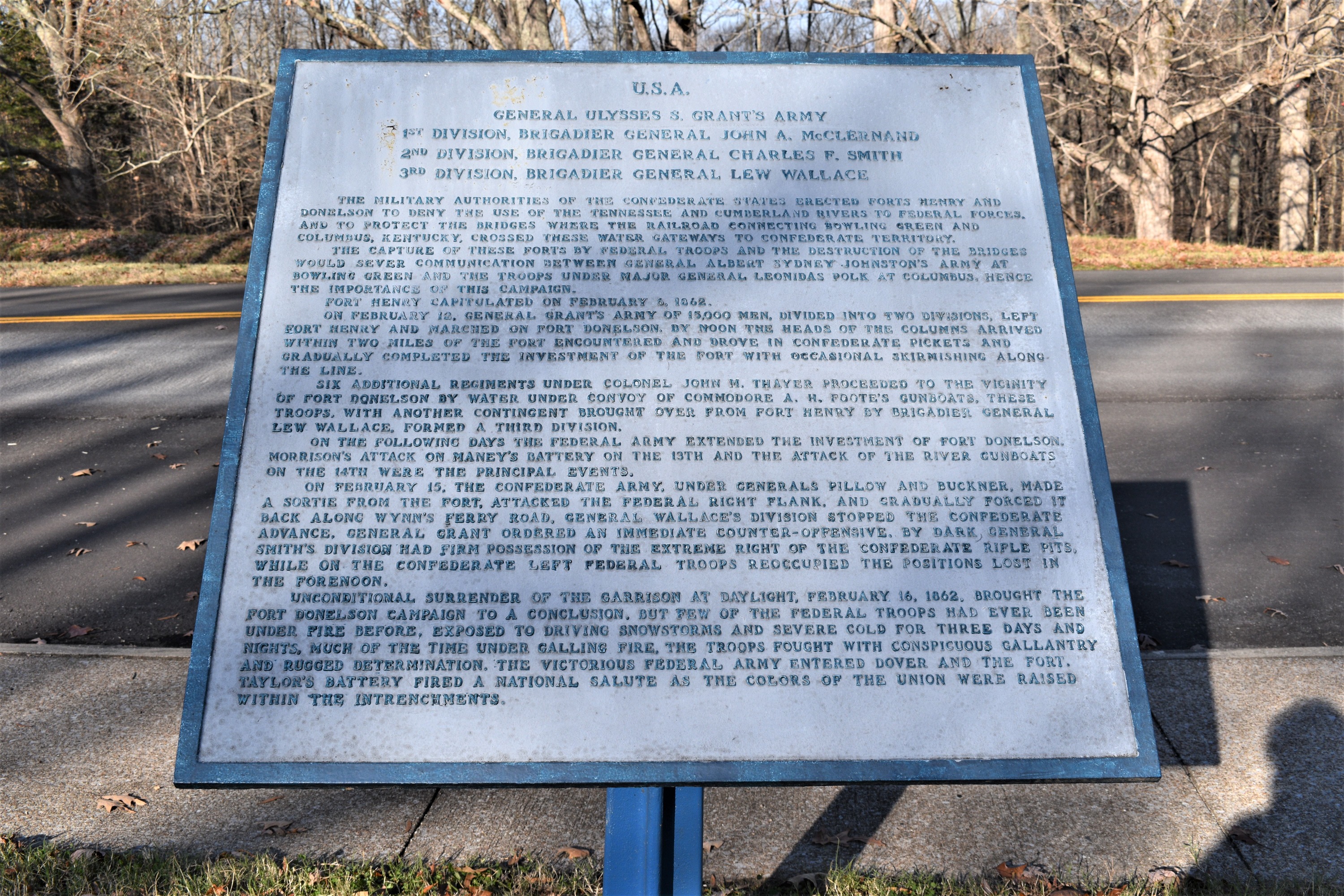 War Department plaque