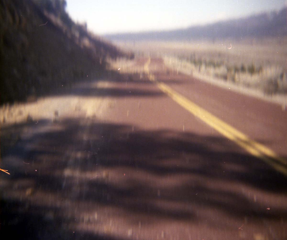 Color Photos of rock slides in Kolob Canyon.