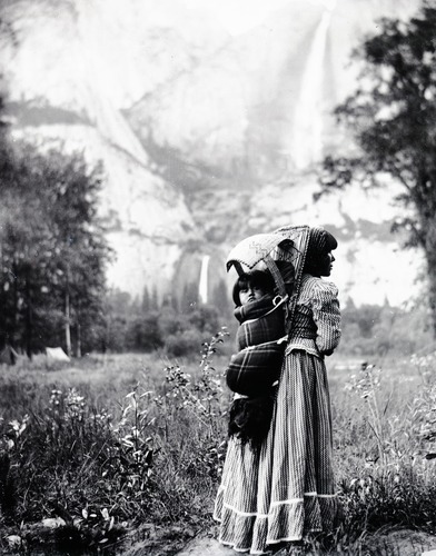 Sadie & Suzie mcGowan, Mono Lake Paiute. Original in YNP Collection. Copied by Michael Dixon, April 27, 1981.