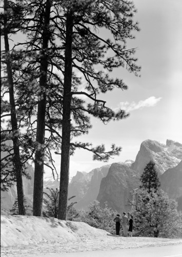 Overlooking Yosemite Valley.