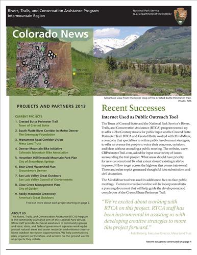 RTCA 2013 Colorado News