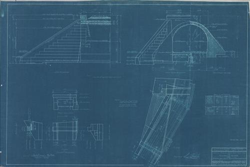 20040.BL--West of Johnsonburg, NJ--Arch bridge no. 15.26 over highway and creek [Set of 5] [1908]