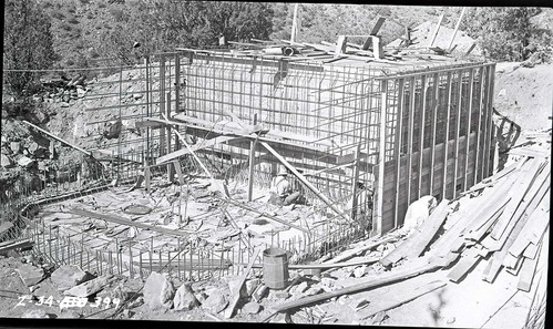 Oak Creek water system and water storage reservoir.