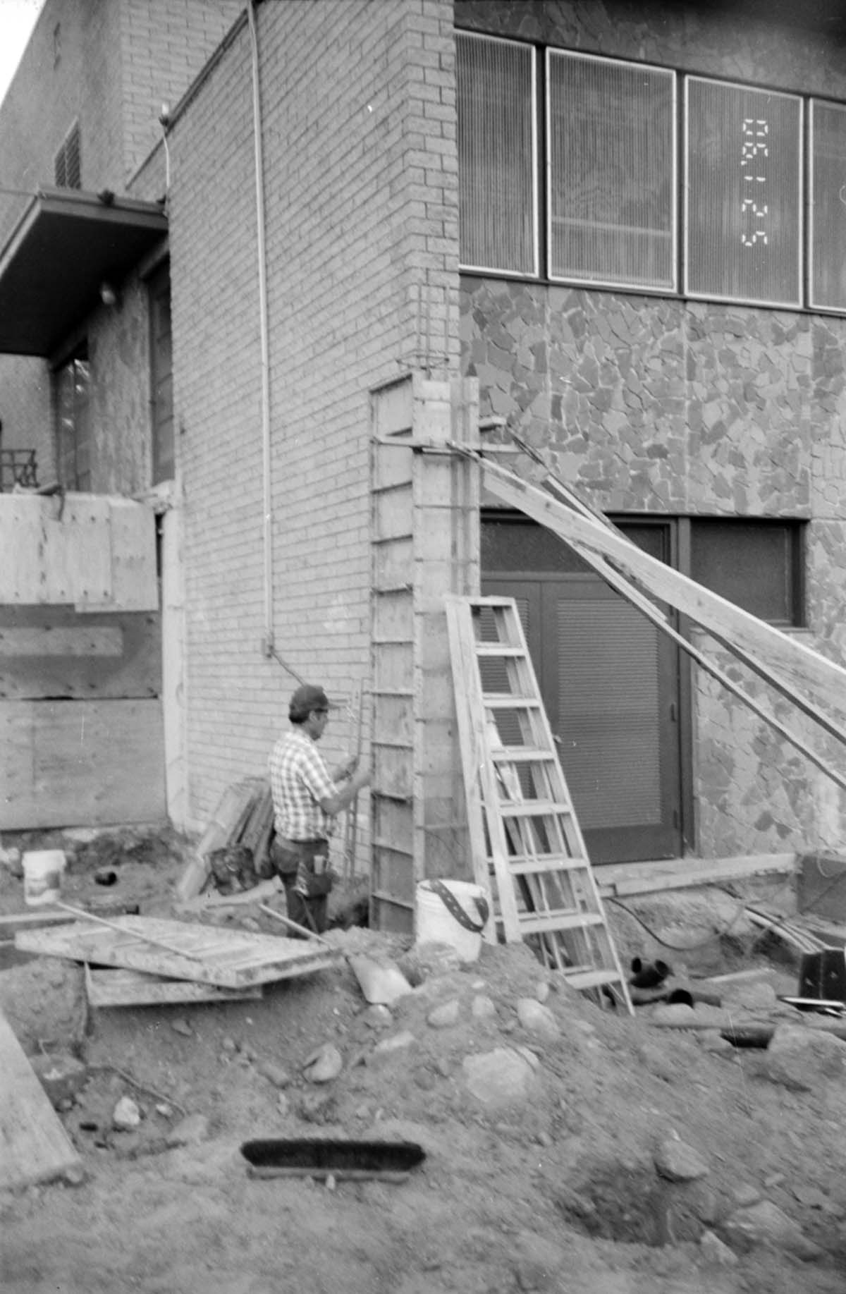 Construction of headquarters addition.