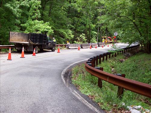 PISC-Marina Access Road Repairs in Piscataway Park, May 7, 2009