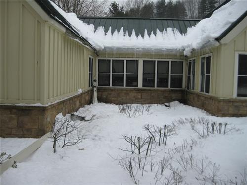 Snow/Ice Damage to HQ Complex - Feb 2015