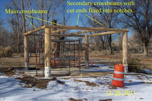 Buck and Rail Fence and Picnic Shelters, 2013