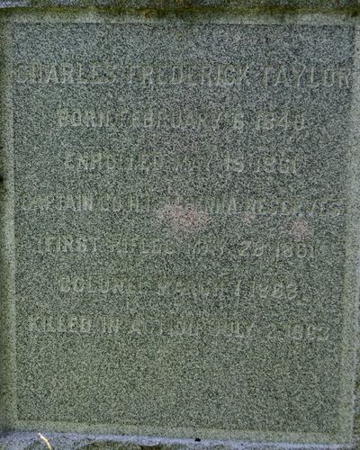 Col. Fred Taylor Marker
