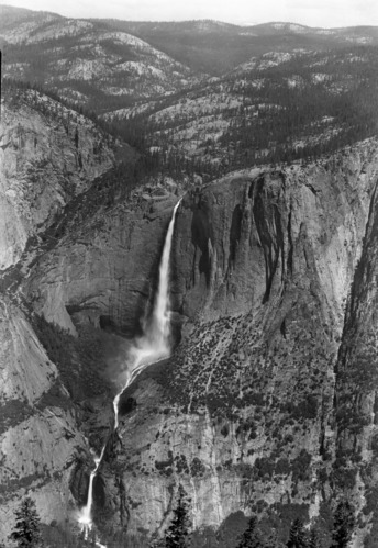 Yosemite Falls & watershed from Sentinel Dome.