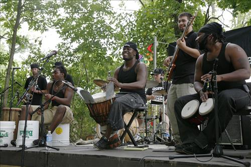 HeartBEAT Afrika concert performers at Cuyahoga Valley National Park
