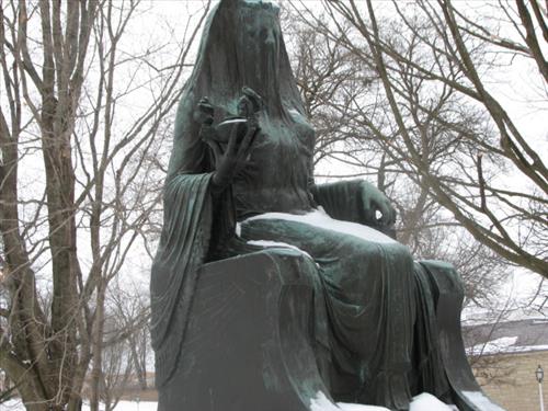 Clean, Refurbish and Apply Protective Coatings to Isis Statue and Historic Plaques at Herbert Hoover NHS August 2009