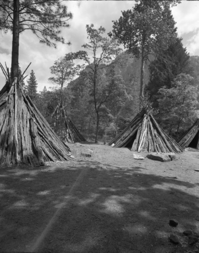 Native American Village in back of the Visitor Center.