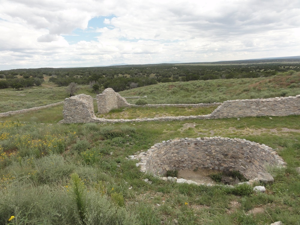 A small kiva near the first church built at Gran Quivira
