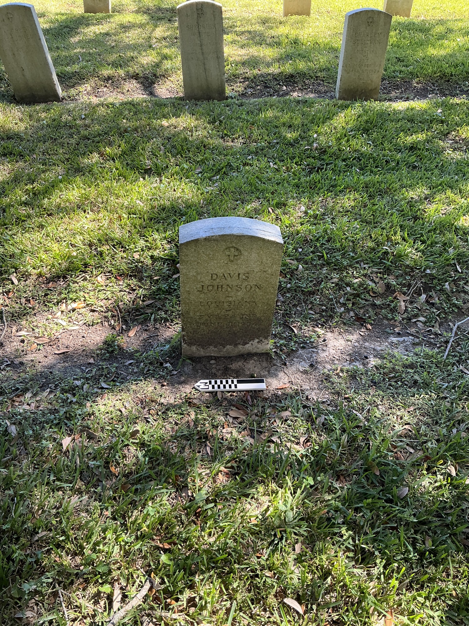 Extra image of upright marble headstone with flat face.