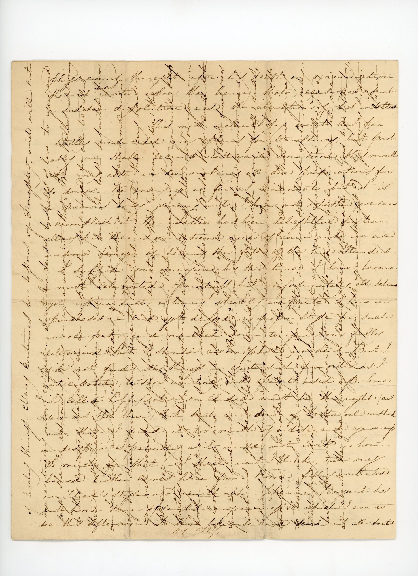 Manuscript letter