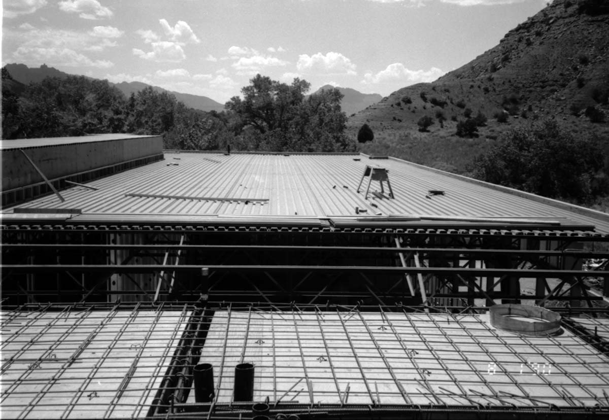 Construction of headquarters addition.