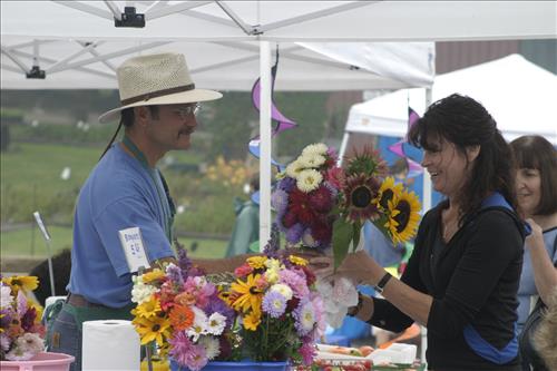 Countryside Conservancy vendors at the Countryside Farmers' Market in Peninsula, Ohio
