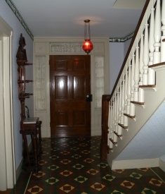 Entrance to the Andrew Johnson Homestead from the back door