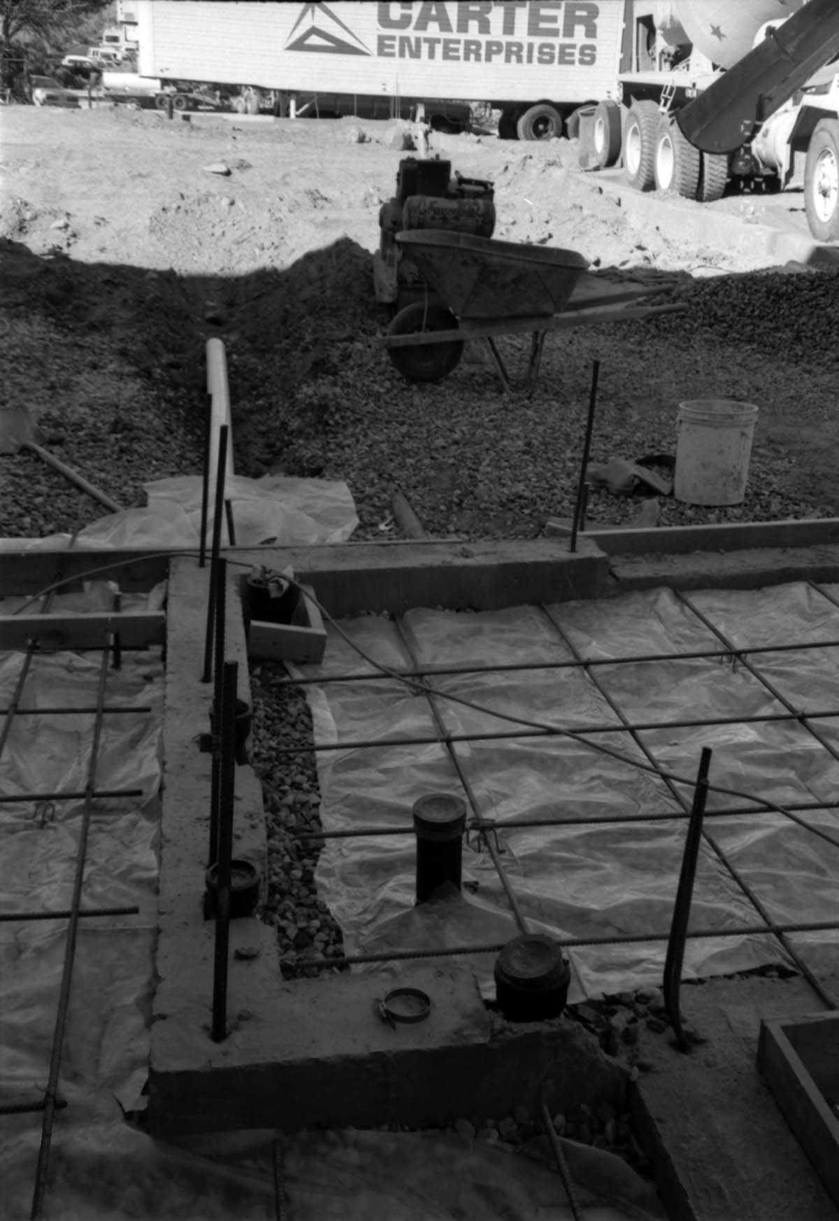 Construction of headquarters addition.