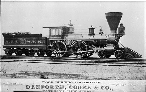 011/001.028--Atlantic & Great Western Railroad Locomotive