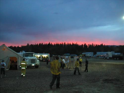 Robert Fire Camp, Glacier NP, 2003