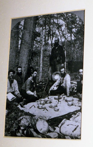 Color Photos of a temporary art exhibit.