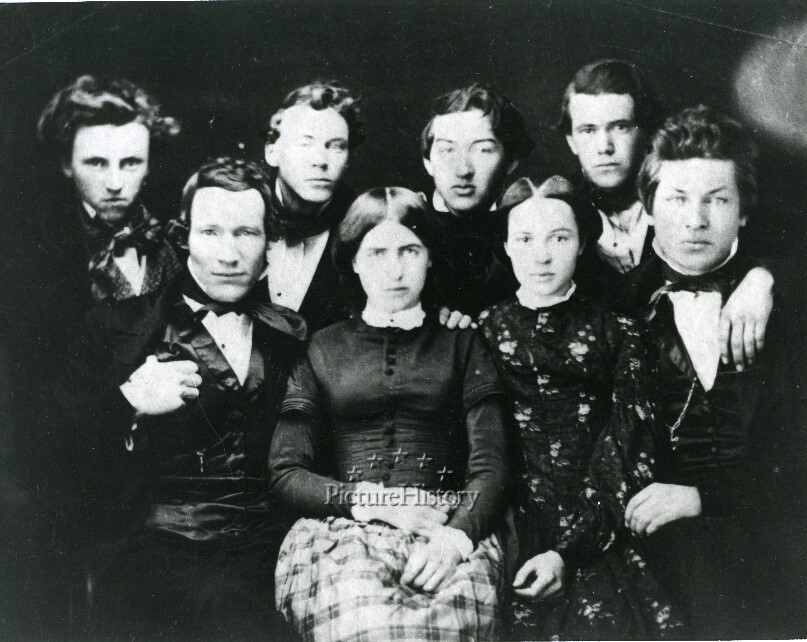 a group of young men and woman 