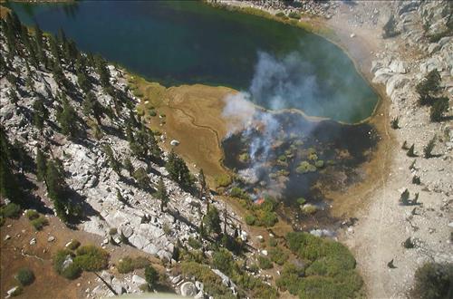 Rock Creek wildfire, Sequoia and Kings Canyon National Parks, September 2002