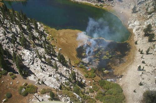 Rock Creek wildfire, Sequoia and Kings Canyon National Parks, September 2002