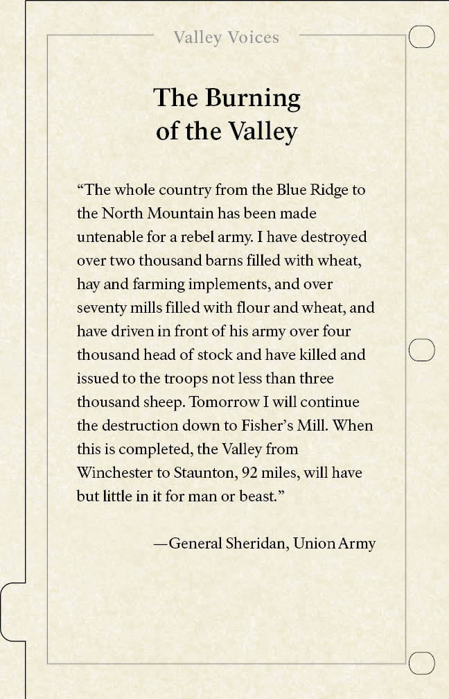 A quotation from a general describes the destruction wrought by his troops. 