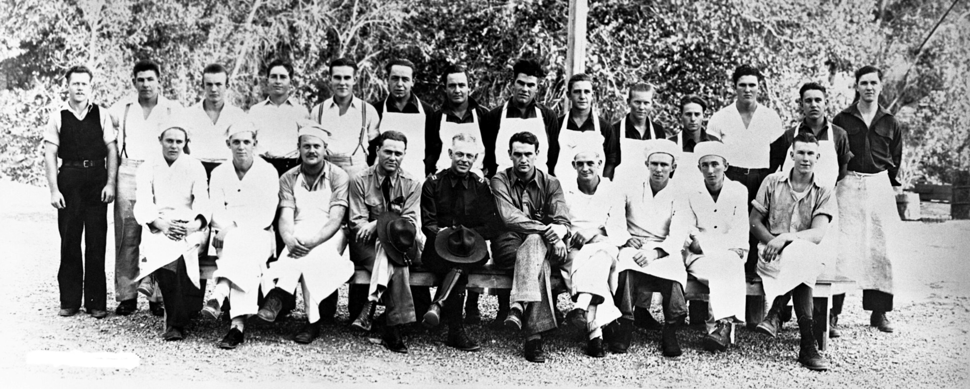 Camp personnel, Zion Civilian Conservation Corps (CCC) camp.
