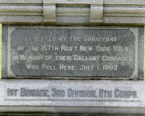 157th New York Infantry Monument
