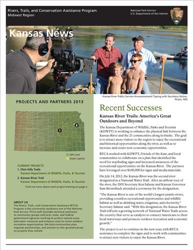 RTCA 2013 Kansas News