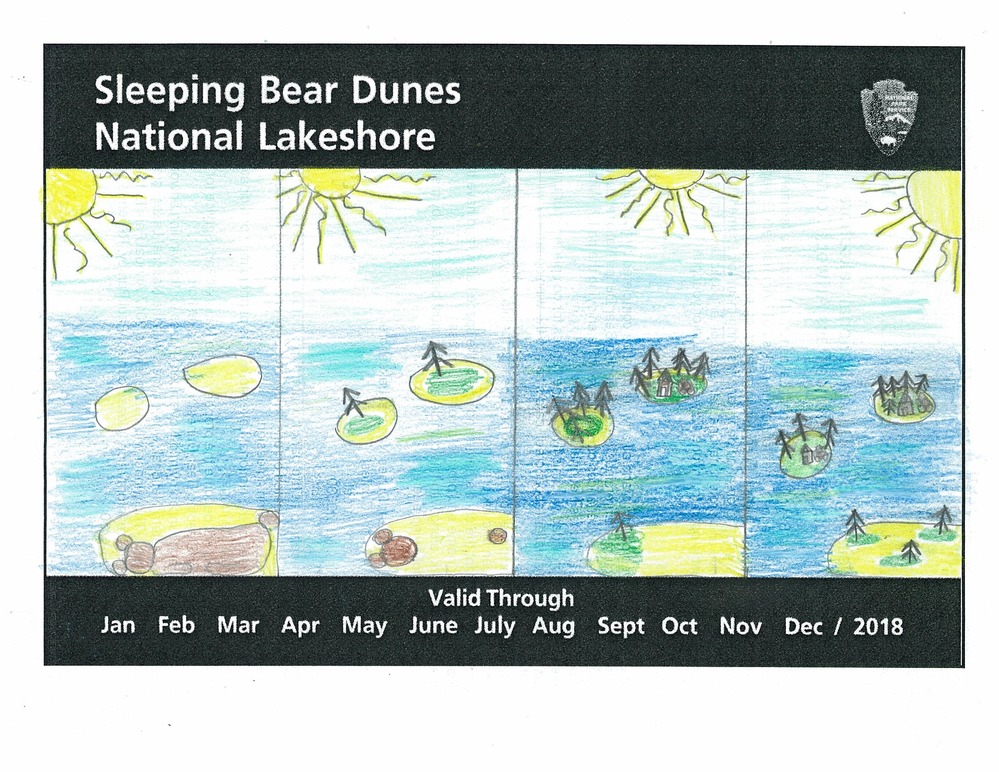 Sleeping Bear Dunes through the eye of one of our young visitors.