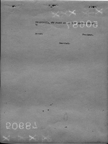 50687.BA#001--Agreement--Constructing a double track railroad near the town of Harrison extending to and under the waters of the Hudson River between New York and New Jersey (pages 3 thru 8)