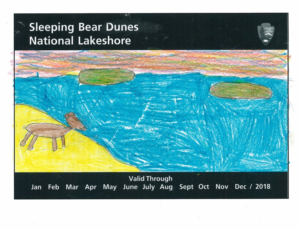 Sleeping Bear Dunes through the eye of one of our young visitors.