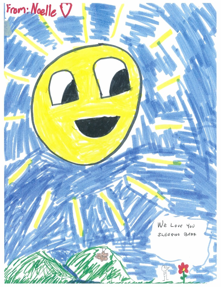 Sleeping Bear Dunes through the eye of one of our young visitors.