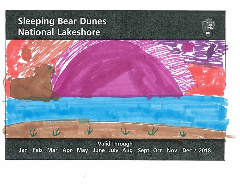 Sleeping Bear Dunes through the eye of one of our young visitors.