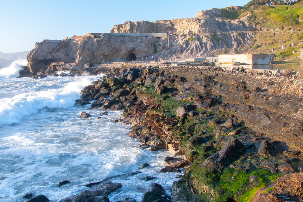Sutro Baths and visitors