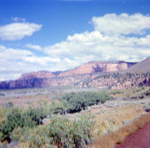 Color photos of scenic views of, or near, Cedar Breaks.