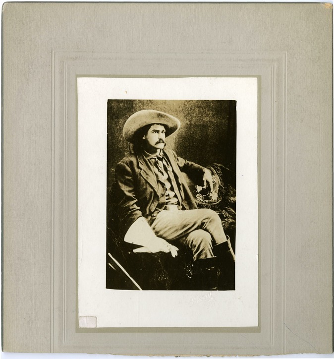 Yellowstone (Luther) Kelley in Large Hat and Gauntleted Glove