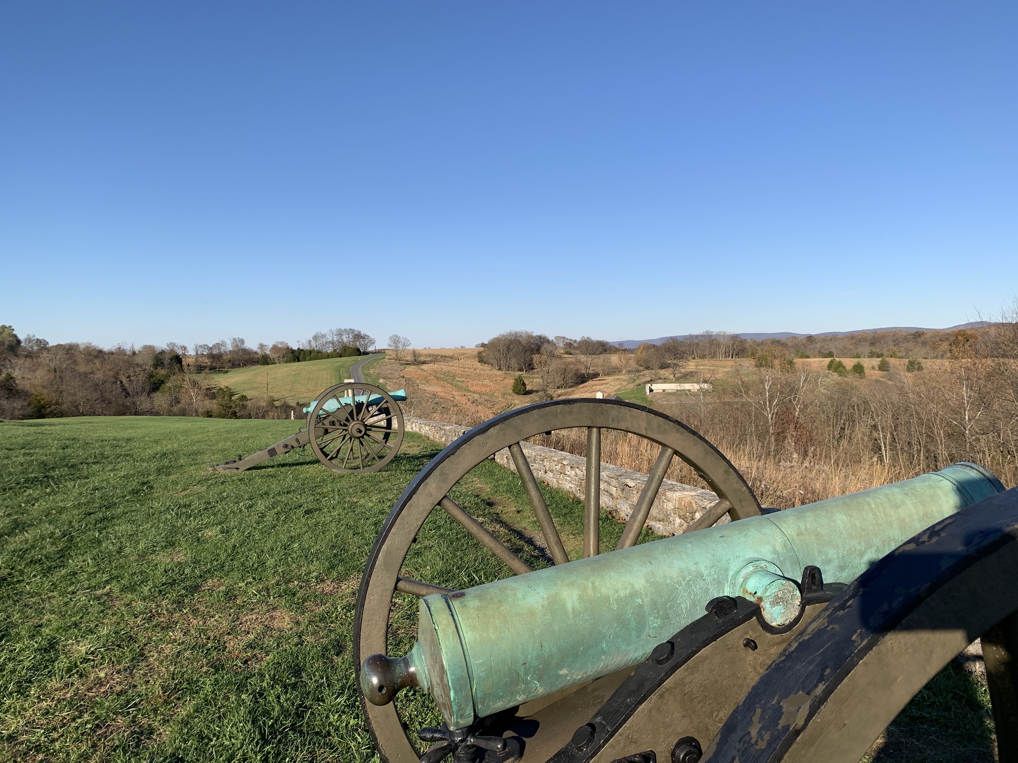 cannon fields blue sky