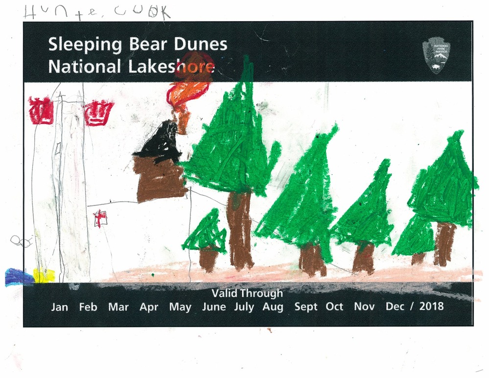 Sleeping Bear Dunes through the eye of one of our young visitors.