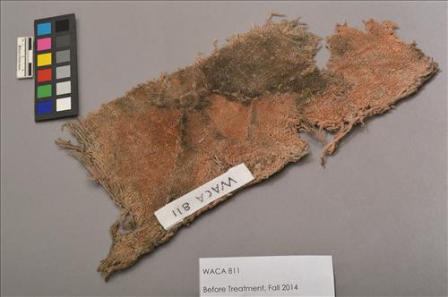 Ancient textile from Walnut Canyon cliff dwelling WACA 811