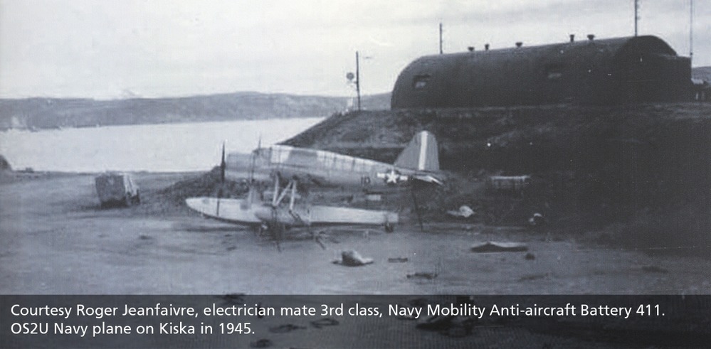 An OS2U Plane on Kiska