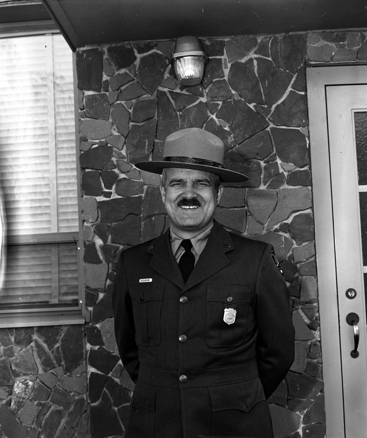BW Photos of Superintendent Robert C. Heyder.
